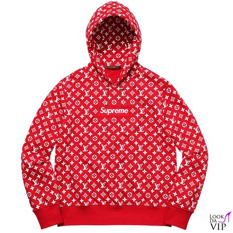 felpa louis vuitton e supreme prezzo|supreme x louis vuitton jacket.